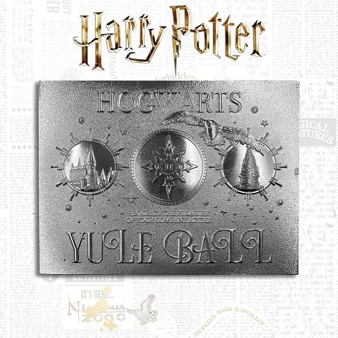 Реплика Yule Ball Metal Invitation — Noble Collection Harry Potter Replica