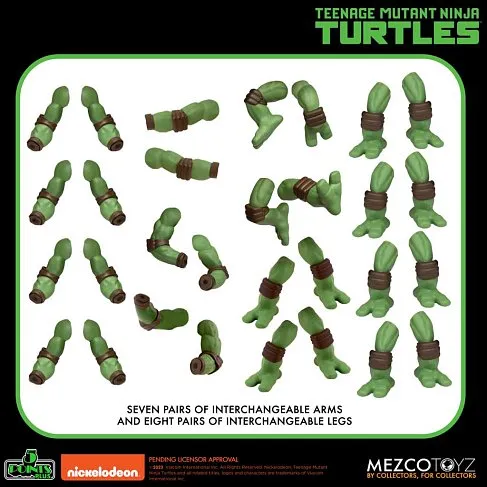 Фигурки Черепашки-Ниндзя — Mezco 5 Points TMNT Deluxe Set