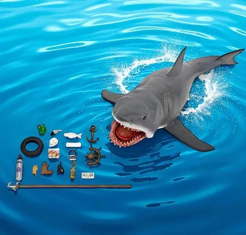 Фигурка Акула Челюсти — Neca Game of Jaws 50th Anniversary Edition