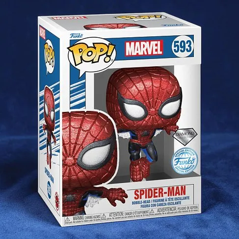Фигурка Spiderman Diamond Exclusive — Funko Pop! Vinyl 593