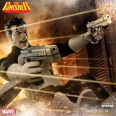Фигурка Каратель — Mezco Marvel 1/12 Punisher