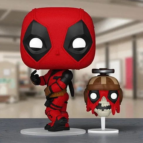Фигурка Deadpool w Headpool — Deadpool & Wolverine Funko Pop! Vinyl 1400