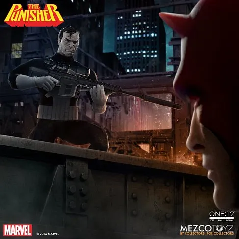 Фигурка Каратель — Mezco Marvel 1/12 Punisher