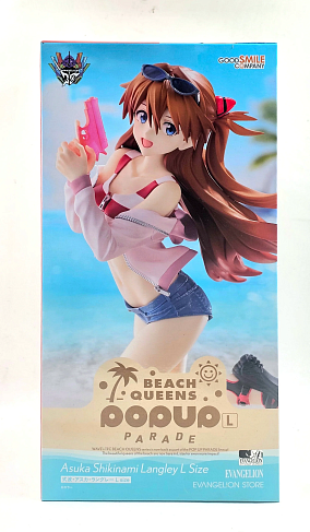 Фигурка Rebuild of Evangelion Asuka Beach Queens — Goodsmile Pop Up Parade L
