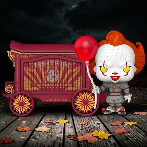 Фигурка IT Welcome To Derry Pennywise w Wagon — Funko Pop! Town Vinyl 1746