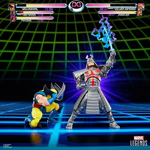 Фигурки Wolverine vs Silver Samurai — Hasbro Marvel Legends Gamerverse