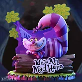 Фигурка Disney Alice In Wonderland Cheshire Cat — Abystyle Studio 1/10 PVC Statue