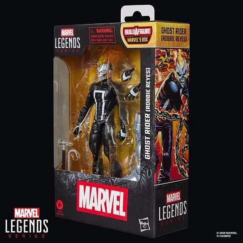 Фигурка Ghost Rider Robbie Reyes — Hasbro Marvel Legends BAF Box Figure