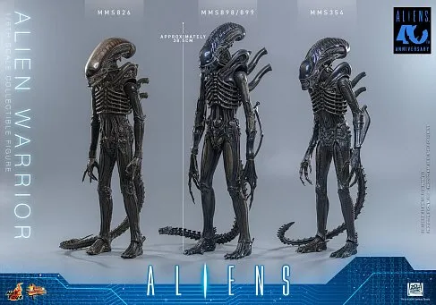 Фигурка Чужой — Hot Toys MMS898 Aliens Alien Warrior 1/6 Version