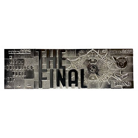 Реплика Quidditch World Cup Final Metal Ticket — Noble Collection Harry Potter Replica