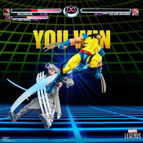 Фигурки Wolverine vs Silver Samurai — Hasbro Marvel Legends Gamerverse