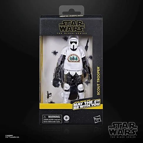 Фигурка May The 4th Scout Trooper — Hasbro Star Wars Black Series Figure