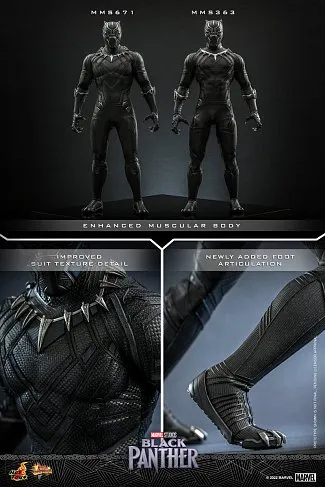 Фигурка Black Panther Original Suit — Hot Toys MMS671 Black Panther Legacy 1/6