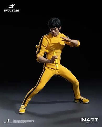 Фигурка Брюс Ли — Inart GyA036 Bruce Lee Yellow Jumpsuit 1/12