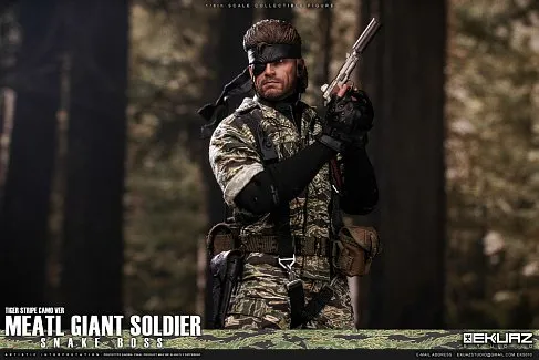 Фигурка Metal Gear Solid — Ekuaz Studio EKS010 Snake Boss Tiger Stripe Camo 1/6 