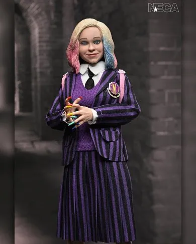 Фигурка Wednesday Addams and Enid Sinclair Nevermore Uniforms — Neca Clothed Action Figure