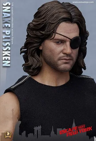 Фигурка Snake Plissken Sculpted Hair — Asmus Toys CRW004AS Escape from New York 1/6