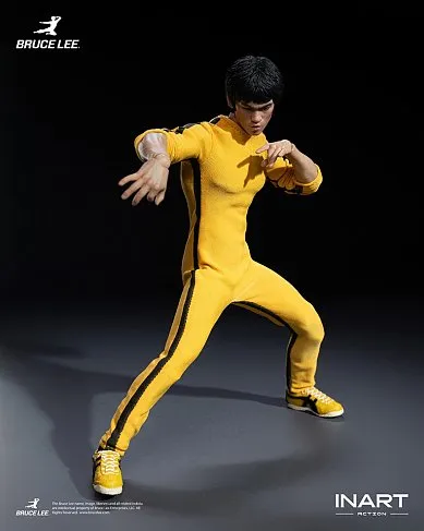 Фигурка Брюс Ли — Inart GyA036 Bruce Lee Yellow Jumpsuit 1/12
