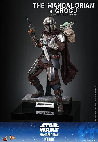 Фигурки Мандалорец и Грогу — Hot Toys MMS871 The Mandalorian and Grogu 1/6