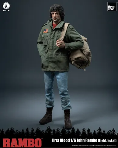 Фигурка Рэмбо — ThreeZero Rambo First Blood Field Jacket 1/6