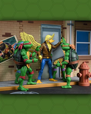 Фигурки Ace Duck and Mutagen Man — Neca Teenage Mutant Ninja Turtles Cartoon