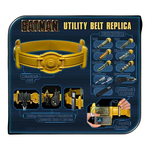 Пояс Бэтмена — Neca Batman 1989 Batman Utility Belt Replica