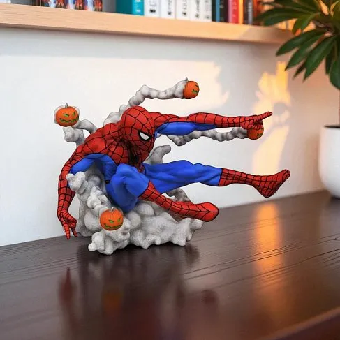 Фигурка Спайдермен — Marvel Gallery Spider-Man Pumpkin Bomb