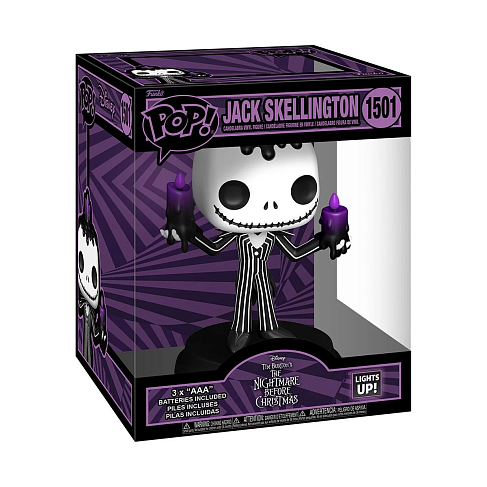 Фигурка Jack Skellington Halloween Light-Up — Nightmare Before Christmas Super Funko Pop! Vinyl 1501