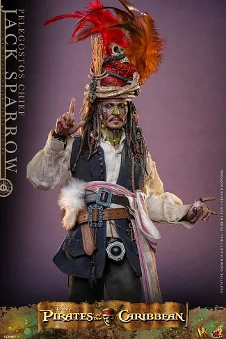 Фигурка Jack Sparrow Pelegostos Chief — Hot Toys DX38 Pirates Of The Caribbean 1/6