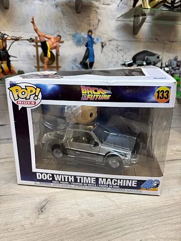 Фигурка Doc With Time Machine — Funko Pop! Vinyl Rides Deluxe 133 BD