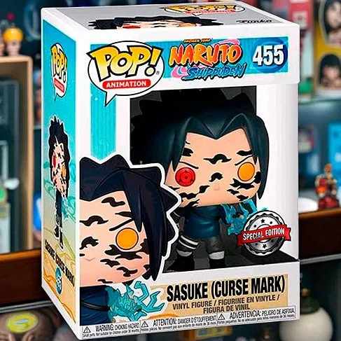 Фигурка Naruto Shippuden Sasuke Curse Mark Exclusive —Funko Pop! Vinyl 455