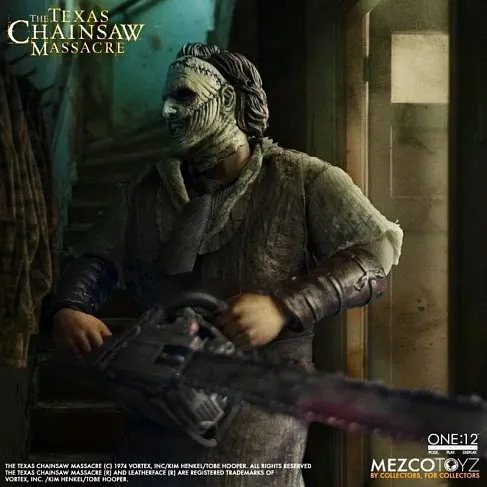 Фигурка Leatherface 2003 — Mezco The Texas Chainsaw Massacre 1/12