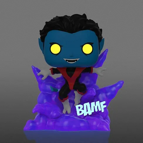 Фигурка X-Men Teleporting Nightcrawler Glow-in-the-Dark Deluxe Pop! - Previews Exclusive