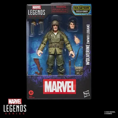 Фигурка Wolverine WWII Logan — Hasbro Marvel Legends Executioner BAF
