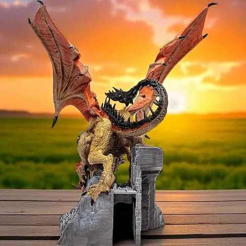 Фигурка Tora Berserker Clan Dragon — McFarlane Toys Dragons Series 8 Gold Label