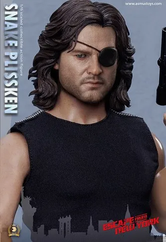 Фигурка Snake Plissken Sculpted Hair — Asmus Toys CRW004AS Escape from New York 1/6