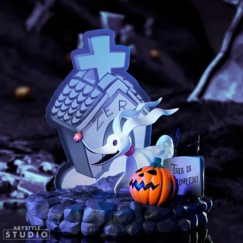 Фигурка Nightmare Before Christmas Zero — Abystyle Studio 1/10 PVC Statue