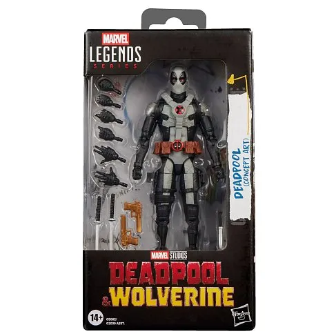 Фигурка Deadpool Black And White — Hasbro Marvel Legends Deadpool and Wolverine Figure