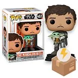 Фигурка Mando Holding Child — Funko The Mandalorian Pop! Vinyl BD