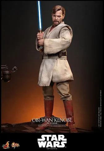 Фигурка Obi-Wan Kenobi Mustafar — Hot Toys MMS843 Star Wars Revenge of the Sith 1/6 Figure