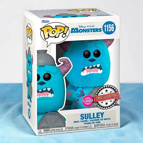 Фигурка Disney Monsters Inc 20th Sulley Flocked Exclusive — Funko Pop! Vinyl 1156