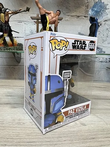 Фигурка Star Wars Mandalorian Paz Vizsla — Funko Pop! 666 BD