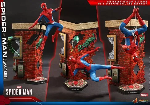 Фигурка Спайдермен — Hot Toys VGM48 Spiderman Classic Suit 1/6