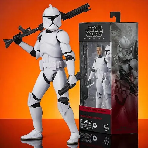 Фигурка Phase I Clone Trooper — Hasbro Star Wars Black Series