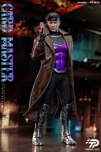 Фигурка Card Master Deadpool & Wolverine Gambit — Premier Toys PT-0016 1/6
