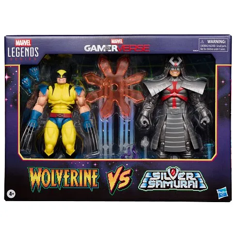 Фигурки Wolverine vs Silver Samurai — Hasbro Marvel Legends Gamerverse
