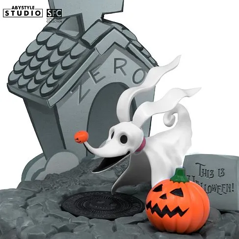 Фигурка Nightmare Before Christmas Zero — Abystyle Studio 1/10 PVC Statue