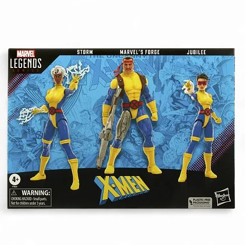 Фигурки X-Men — Hasbro Marvel Legend Set of 3 Forge Storm Jubilee