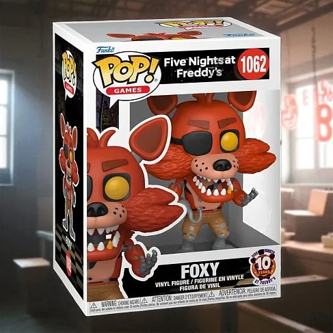Фигурка FNAF 10th Anniversary — Foxy Funko Pop! Vinyl Figure 1062