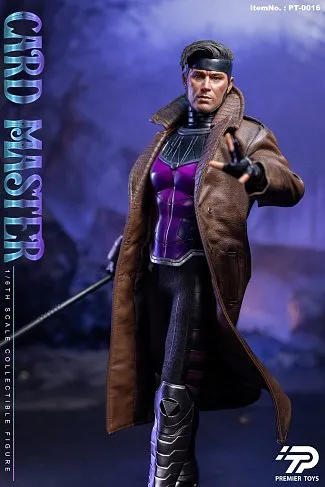 Фигурка Card Master Deadpool & Wolverine Gambit — Premier Toys PT-0016 1/6